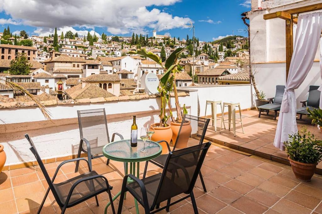 Cosy Loft With Amazing Terrace & Spectacular Views Apartman Granada Kültér fotó
