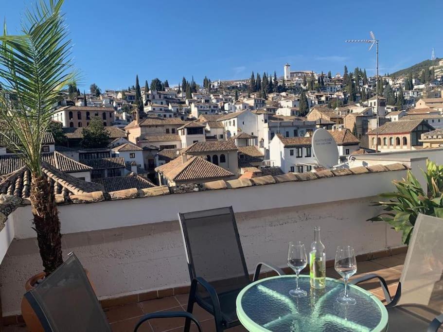 Cosy Loft With Amazing Terrace & Spectacular Views Apartman Granada Kültér fotó